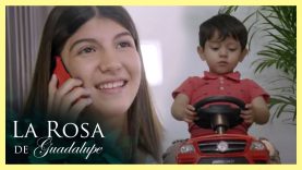 Alondra se distrae con el celular y Nico se accidenta