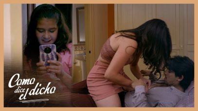 Cristi graba a su hermana Regina junto a su novio